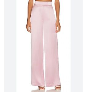 NONchalant Pink Wide-Leg Trousers